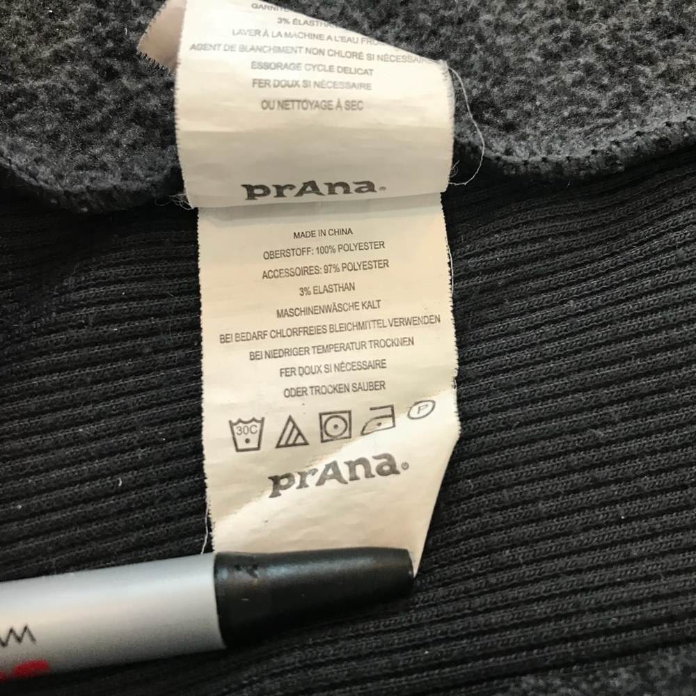 PrAna Women's Grey Drea Front-Zip Hoodie/Jacket Size S - Picture 13 of 15